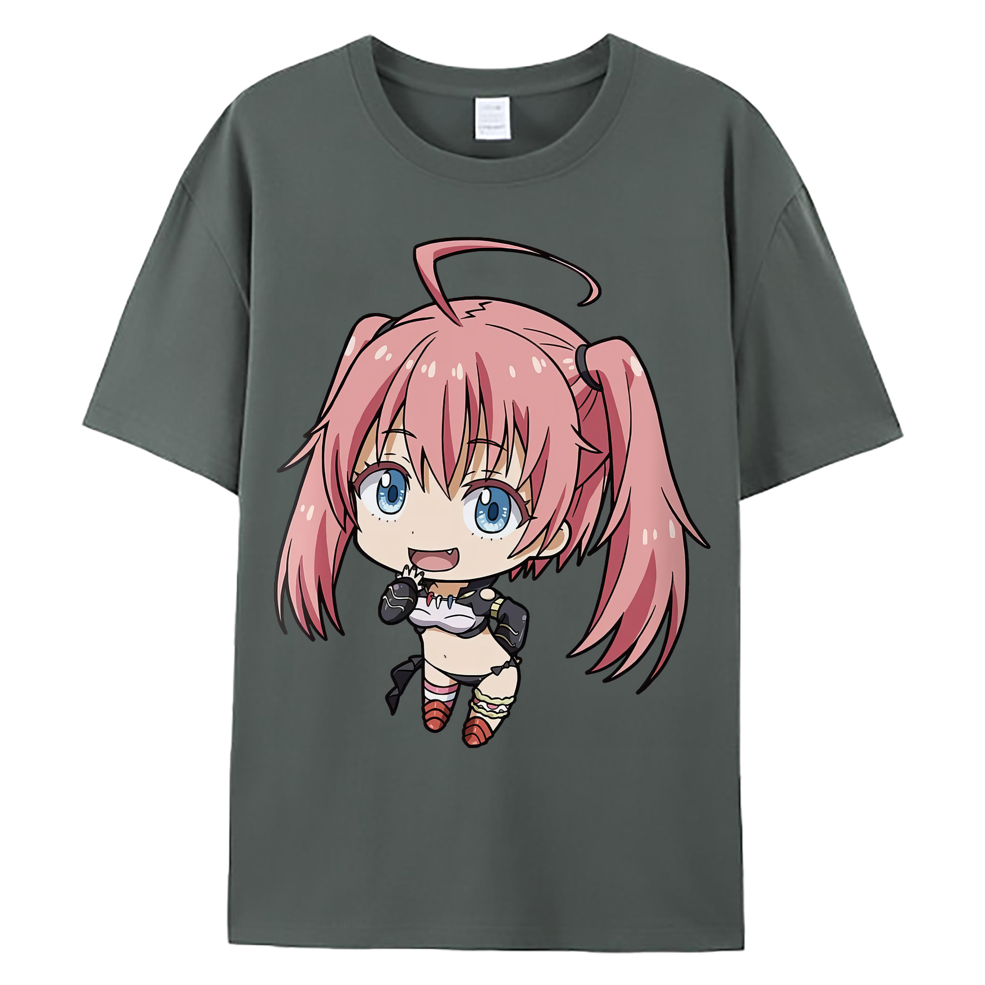 （画像用） 転スラ Regarding Reincarnated to Slime 綿100％ メンズ半袖Tシャツ｜肌触りやわらか＆通気性